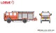 Loewe-Modellbahnzubehör 4032, EAN 4260649314272: 1:87 FORD CARGO 1520 - LF 16 - Berufsfeuerwehr Köln