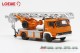 Loewe-Modellbahnzubehör 4037, EAN 4260649314326: 1:87 Magirus Deutz Zeta  90 M 5 - DL 18, Kommunal Orange