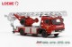 Loewe-Modellbahnzubehör 4041, EAN 4260649314364: 1:87 Magirus Deutz 90 M 5 - DL 18, FACELIFT: Feuerwehr Meerbusch