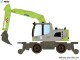 Lemke-Collection MiNis 4269, EAN 4250528625995: N Zweiwege-Bagger Liebherr A922 Rail – BLS (CH)