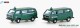 Lemke-Collection MiNis 4353, EAN 4250528617846: N VW T3 2er Set Bus BGS + Bahnpolizei