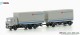 Lemke-Collection MiNis 4634, EAN 4250528622536: N MAN F90, 3-achs Wechselpritschen-Hängerzug DB Güterkraftverkehr