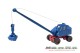 Lemke-Collection MiNis 4701, EAN 4250528622468: N Fuchs F 301 Bagger, Gittermast mit Schaufel in blau/rot