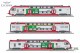 Liliput 133860, EAN 5026368338604: H0 DC analog 3-tlg. Elektro-Triebzug, KISS, CFL, Ep.VI