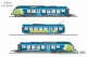 Liliput 133862, EAN 5026368338628: H0 DC analog 3-tlg. Elektro-Triebzug, FLIRT, WestfalenBahn, Ep.VI