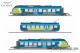 Liliput 133867, EAN 5026368338673: H0 AC digital 3-tlg. Elektro-Triebzug FLIRT WestfalenBahn