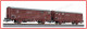 Liliput 230154, EAN 5026368301547: H0 DC 2er Set Fährbootwagen DB IV