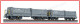 Liliput 230156, EAN 5026368301561: H0 DC 2er Set Muldenkippwagen VTG VI
