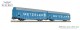 Liliput 230161, EAN 5026368301615: H0 DC 2er Set gedeckte Güterwagen METZELER DB IV