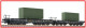 Liliput 230170, EAN 5026368301707: H0 DC 2er Set 6-achsige Schwerlast-Transportwagen der DRB