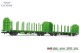 Liliput 235245, EAN 5026368352457: H0 DC Holztransporter-Einheit Laaps 565 DB AG