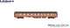 L.S. Models 42183, EAN 2000075679758: H0 DC Personenwagen I4 B9 (exA9), 2.Kl. SNCB