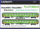 L.S. Models 46014, EAN 2000075198679: Liegewagenset Flixtrain, Hamburg - Köln, 2-teilig, Epoche VI, H0-Spur