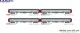 L.S. Models 48099, EAN 2000075528001: H0 DC, 4er Set Liegewagen Bvcmz Snälltaget