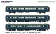 L.S. Models 98014, EAN 2000075298966: H0 3er Set Schlafwagen Epoche II CIWL