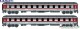 L.S. Models 98018N, EAN 2000075949776: N 2er Set: Liegewagen Bvcmz + Bvcmbz Wagon Service