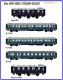 L.S. Models MW1004, EAN 2000075184498: Set 5-teilig Train Bleu 1936