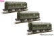 Lenz 41160-80, EAN 4044955008373: 0 Wagen-Set mit 3 preußischen Abteilwagen DB