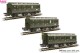 Lenz 41160-80, EAN 4044955008373: 0 Wagen-Set mit 3 preußischen Abteilwagen