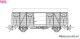 Lenz 42246-02, EAN 4044955008038: 0 Güterwagen K4, Stahldach, SBB