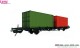Lenz 42350-01, EAN 4044955011137: 0 Containerwagen Lgjs571 mit zwei Containern