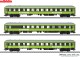 Märklin 42957, EAN 4001883429571: H0 3-tlg. Schnellzugwagen-Set 1, FlixTrain