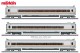 Märklin 43739, EAN 4001883437392: H0 digital, ICE 3 Ergänzungswagenset Railbow ICE, 3-teilig DBAG