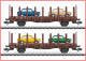 Märklin 46404, EAN 4001883464046: H0 Flachwagenset 4xDAF66, NS