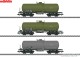 Märklin 46463, EAN 4001883464633: H0 4-achdiger Kesselwagen-Set CSD IV