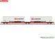 Märklin 47470, EAN 4001883474700: H0 Doppel-Taschenwagen Sdggmrss 738