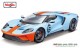 Maisto 38134L, EAN 2000075100054: 1:18 Ford GT 2017 #9 blau/orange