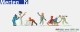 Merten 0212230, EAN 4041032000541: Kinder+Schlitten+SchneemannH0