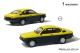 MiniChamps 870040121, EAN 4012138755451: H0/1:87 Opel Kadett C Coupe GT/E 1973 gelb/schwarz