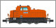 NME Nürnberger Modell-Eisenbahn 123600, EAN 4260365913728: N digital Rangierdiesellok DHG 500 RBH