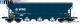 NME Nürnberger Modell-Eisenbahn 504674, EAN 4251921803317: H0 AC Getreidewagen Tagnpps 102m³, blau, VTG, 3 Auslässe, geänd. Wag.nr., AC