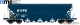 NME Nürnberger Modell-Eisenbahn 506633, EAN 4251921803171: H0 DC Getreidewagen Tagnpps 102m³, blau, VTG, 2 Auslässe, geänderte Wag.nr. VI