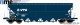 NME Nürnberger Modell-Eisenbahn 506662, EAN 4251921803188: H0 AC Getreidewagen Tagnpps 102m³, blau, VTG, 3 Auslässe, geänderte Wag.nr.VI