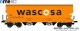 NME Nürnberger Modell-Eisenbahn 509661, EAN 4251921805779: Getreidewagen Tagnpps 95m³, orange, WASCOSA, geänderte Wagennr., AC