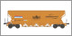 NME Nürnberger Modell-Eisenbahn 511618, EAN 4260365917207: H0 DC Getreidewagen Interfracht