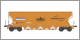 NME Nürnberger Modell-Eisenbahn 511667, EAN 4260365917160: Getreidewagen Interfracht AC