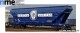 NME Nürnberger Modell-Eisenbahn 513608, EAN 4251921805243: H0 DC Getreidesilowagen Uagpps 80m³ Bureau Veritas, dunkelblau VI