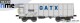 NME Nürnberger Modell-Eisenbahn 545653, EAN 4251921804642: H0 AC Offener Güterwagen Eamnos 11,3m GATX, lichtgrau, geänd. Wag.nr. VI