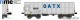 NME Nürnberger Modell-Eisenbahn 545690, EAN 4251921804604: H0 DC/DCC Offener Güterwagen Eamnos 11,3m GATX, lichtgrau, VI