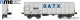 NME Nürnberger Modell-Eisenbahn 545695, EAN 4251921804673: H0 AC digital Offener Güterwagen Eamnos 11,3m GATX, lichtgrau, m. Zugschl.bel. DE, VI