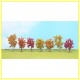 Noch 25070, EAN 4007246250707: 7 Herbstbäume 8-10cm