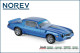 Norev 900016, EAN 3551099000169: Camaro Z28 1980 blaumet.