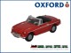 Oxford NMGB001, EAN 5055530120211: 1:148 MGB Roadster rot