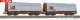 Piko 28308, EAN 4015615283089: H0 DC 2er Set Teleskophaubenwagen FS IV
