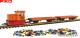 Piko 37155, EAN 4015615371557: G Start Set Güterzug mit Klemmbausteine-Wagen
