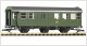 Piko 37602, EAN 4015615376026: G Umbauwagen BD3yg 2. Klasse DB IV mit Gepäckabteil